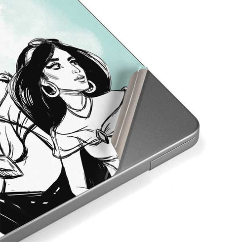 Disney Princess Jasmine Sketch MacBook Pro 14in (2021-24) Skin