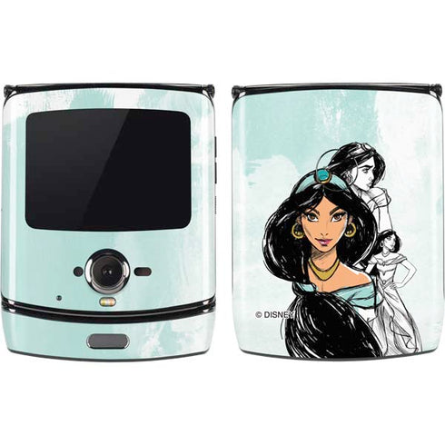 Disney Princess Jasmine Sketch Motorola RAZR Skin