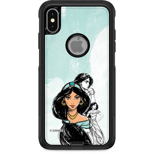 Disney Princess Jasmine Sketch Otterbox Commuter iPhone Skin