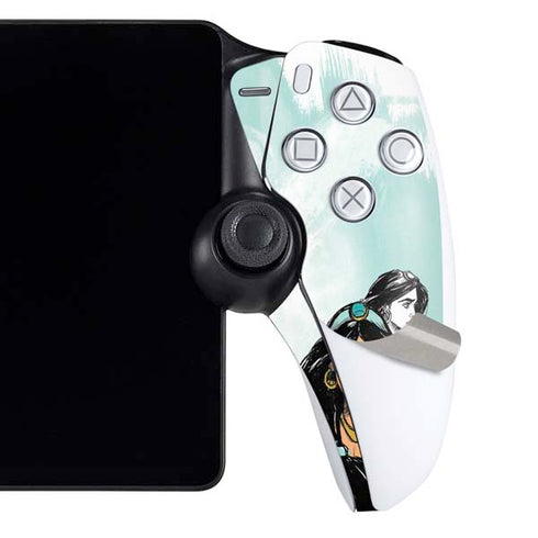 Disney Princess Jasmine Sketch PlayStation Portal Remote Player Skin