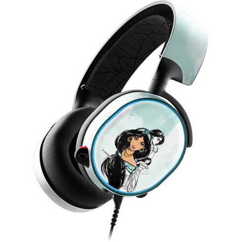 Disney Princess Jasmine Sketch SteelSeries Arctis 3 Skin