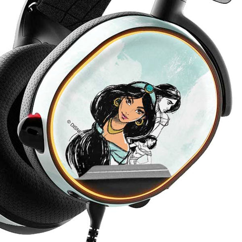 Disney Princess Jasmine Sketch SteelSeries Arctis 3 Skin