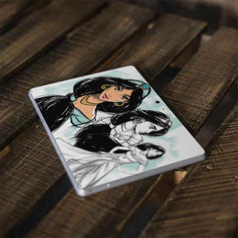 Disney Princess Jasmine Sketch Surface Go Skin