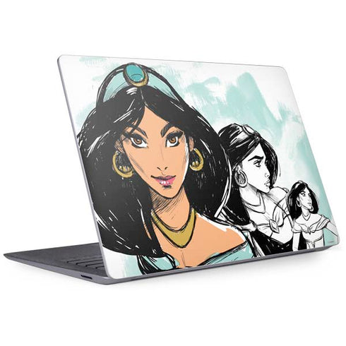 Disney Princess Jasmine Sketch Surface Laptop 3 13.5in Skin