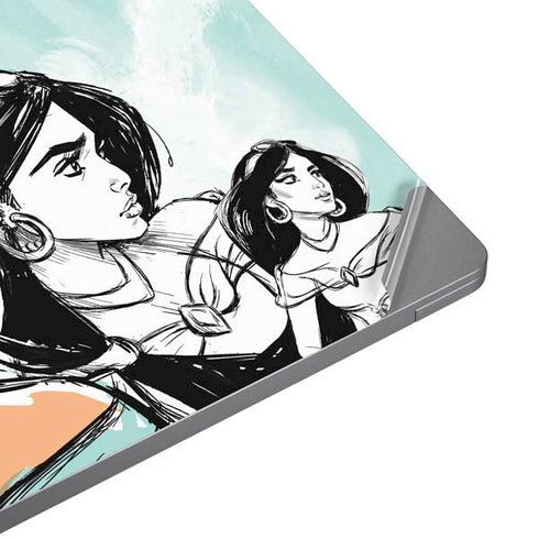 Disney Princess Jasmine Sketch Surface Laptop 4 15in Skin