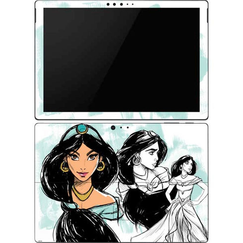 Disney Princess Jasmine Sketch Surface Pro 6 Skin