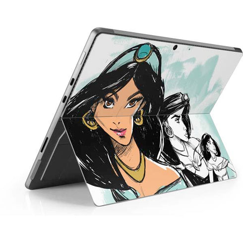 Disney Princess Jasmine Sketch Surface Pro 8 Skin