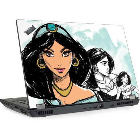 Disney Princess Jasmine Sketch Lenovo ThinkPad Skin