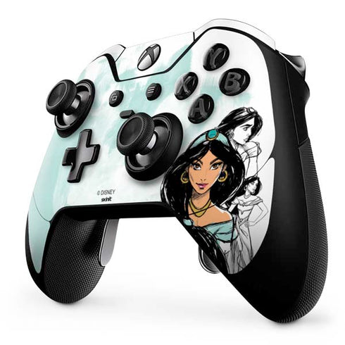 Disney Princess Jasmine Sketch Xbox One Elite Controller Skin