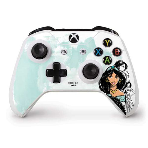 Disney Princess Jasmine Sketch Xbox One S Controller Skin