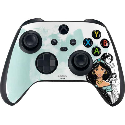 Disney Princess Jasmine Sketch Xbox Series X Controller Skin