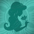 Disney Aladdin Princess Jasmine Silhouette Flower Surface Book 2 15in Skin