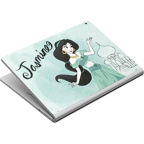 Disney Princess Jasmine Art Surface Book Skin