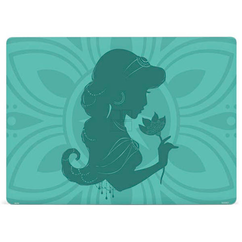 Disney Aladdin Princess Jasmine Silhouette Flower Surface Laptop 2 Skin