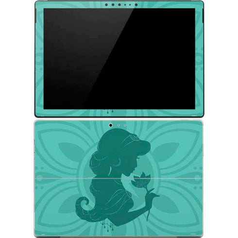 Disney Aladdin Princess Jasmine Silhouette Flower Surface Pro 4 Skin