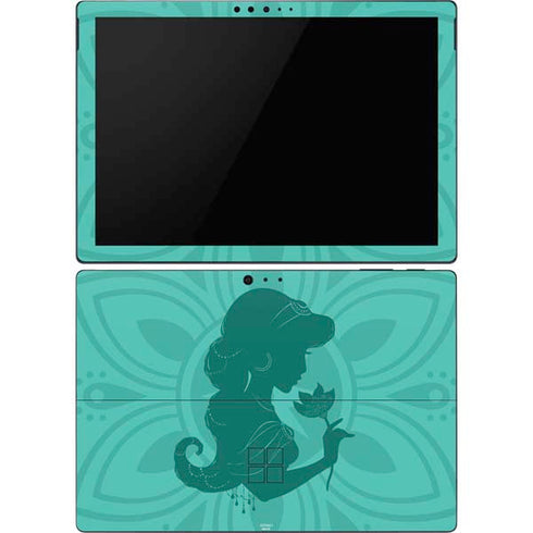 Disney Aladdin Princess Jasmine Silhouette Flower Surface Pro 6 Skin