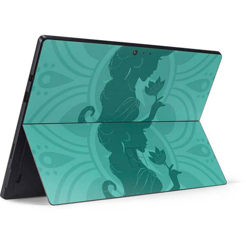 Disney Aladdin Princess Jasmine Silhouette Flower Surface Pro 6 Skin