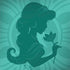 Disney Aladdin Princess Jasmine Silhouette Flower Lenovo ThinkPad Skin