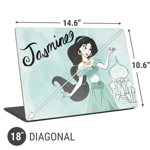 Disney Princess Jasmine Art Universal Laptop 18in (14.6 x 10.6in) Skin