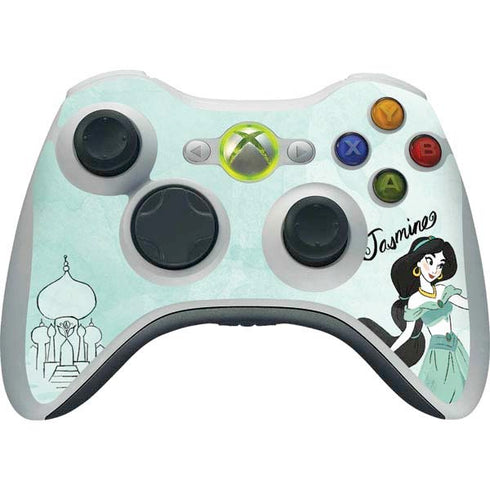 Disney Princess Jasmine Art Xbox 360 Wireless Controller Skin