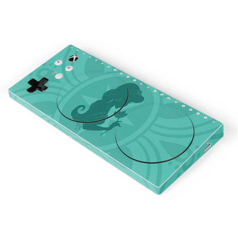 Disney Aladdin Princess Jasmine Silhouette Flower Xbox Adaptive Controller Skin