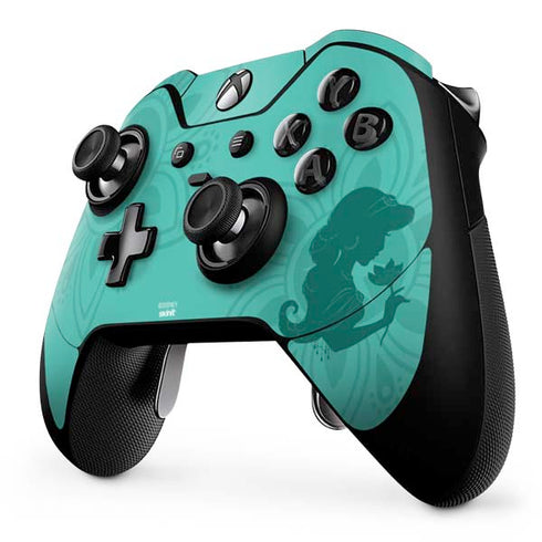 Disney Aladdin Princess Jasmine Silhouette Flower Xbox One Elite Controller Skin