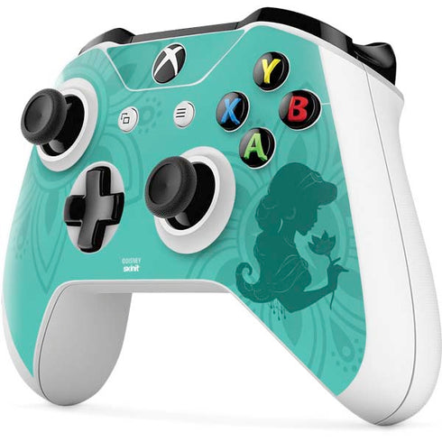 Disney Aladdin Princess Jasmine Silhouette Flower Xbox One S All-Digital Edition Bundle Skin