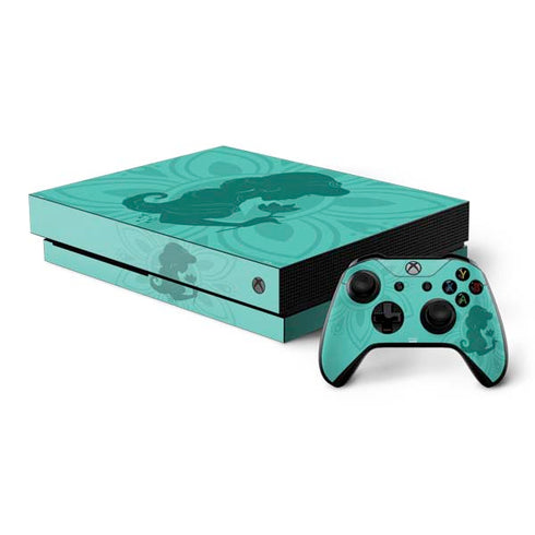 Disney Aladdin Princess Jasmine Silhouette Flower Xbox One X Bundle Skin
