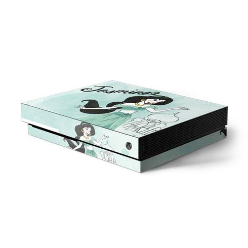 Disney Princess Jasmine Art Xbox One X Console Skin
