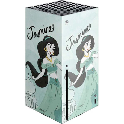 Disney Princess Jasmine Art Xbox Series X Console Skin