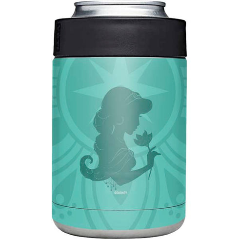 Disney Aladdin Princess Jasmine Silhouette Flower Yeti Colster Can Insulator Skin