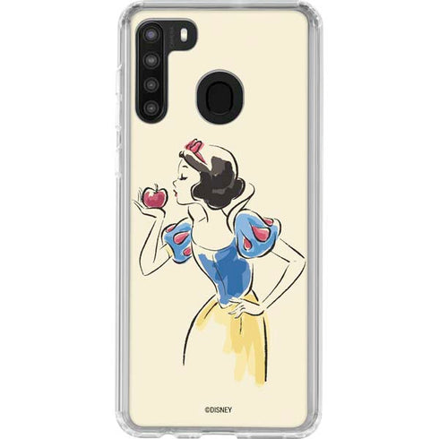 Disney Princess Snow White Art Galaxy A21 Clear Case