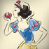 Disney Princess Snow White Art Galaxy Note 8 Skin