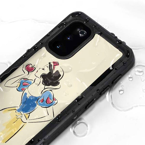 Disney Princess Snow White Art Galaxy S20 Waterproof Case