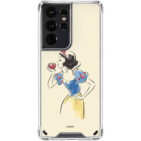 Disney Princess Snow White Art Galaxy S21 Ultra 5G Clear Case