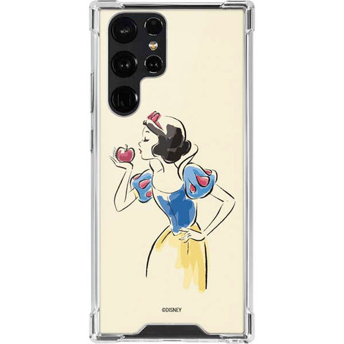 Disney Princess Snow White Art Galaxy S22 Ultra Clear Case