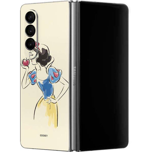 Disney Princess Snow White Art Galaxy Z Fold4 5G Skin