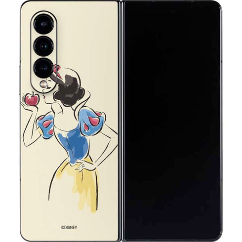 Disney Princess Snow White Art Galaxy Z Fold4 5G Skin