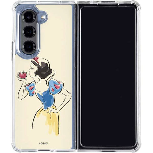 Disney Princess Snow White Art Galaxy Z Fold5 5G Clear Case