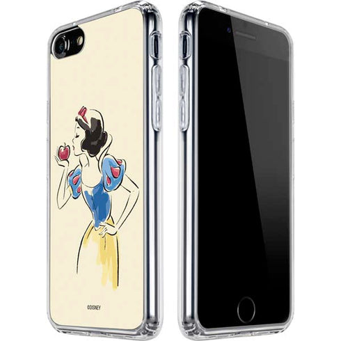 Disney Princess Snow White Art iPhone SE (2nd & 3rd Gen) Clear Case