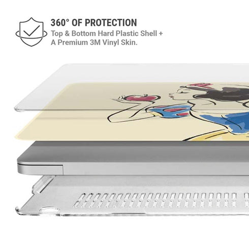 Disney Princess Snow White Art MacBook Air 15in (2023-2025) Case plus Skin