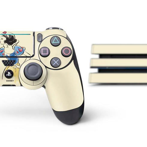 Disney Princess Snow White Art PS4 Pro Bundle Skin