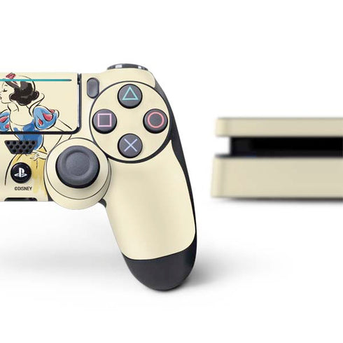 Disney Princess Snow White Art PS4 Slim Bundle Skin