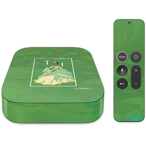 Disney Princess Tiana Floral Apple TV Skin