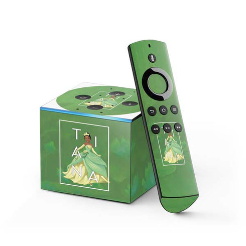 Disney Princess Tiana Floral Fire TV Cube Skin