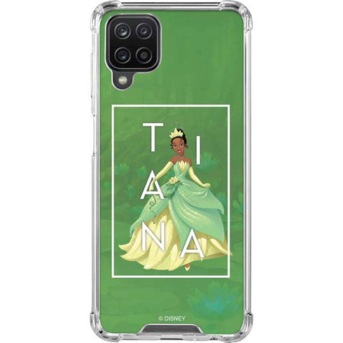 Disney Princess Tiana Floral Galaxy A12 Clear Case