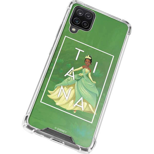 Disney Princess Tiana Floral Galaxy A12 Clear Case