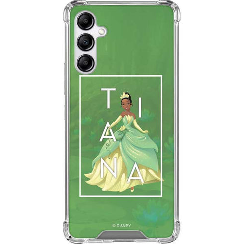 Disney Princess Tiana Floral Galaxy A14 5G Clear Case