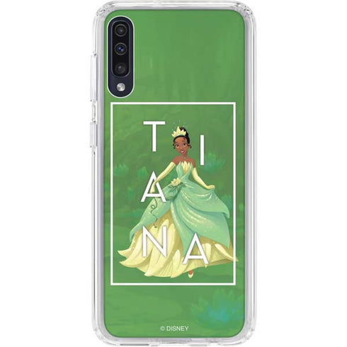 Disney Princess Tiana Floral Galaxy A50 Clear Case
