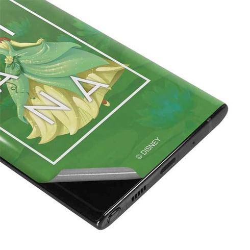 Disney Princess Tiana Floral Galaxy Note 10 Plus Skin